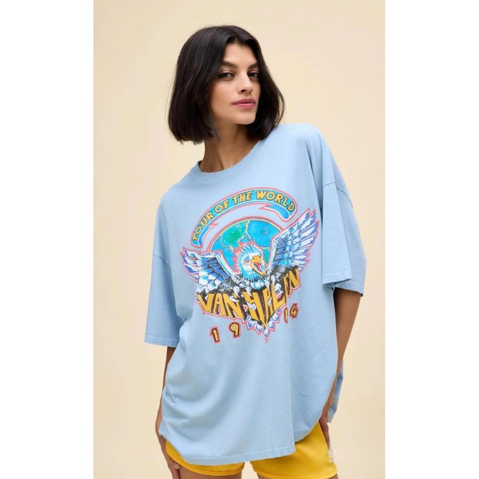 Daydreamer Van Halen Tour Of The World Tee (Os)